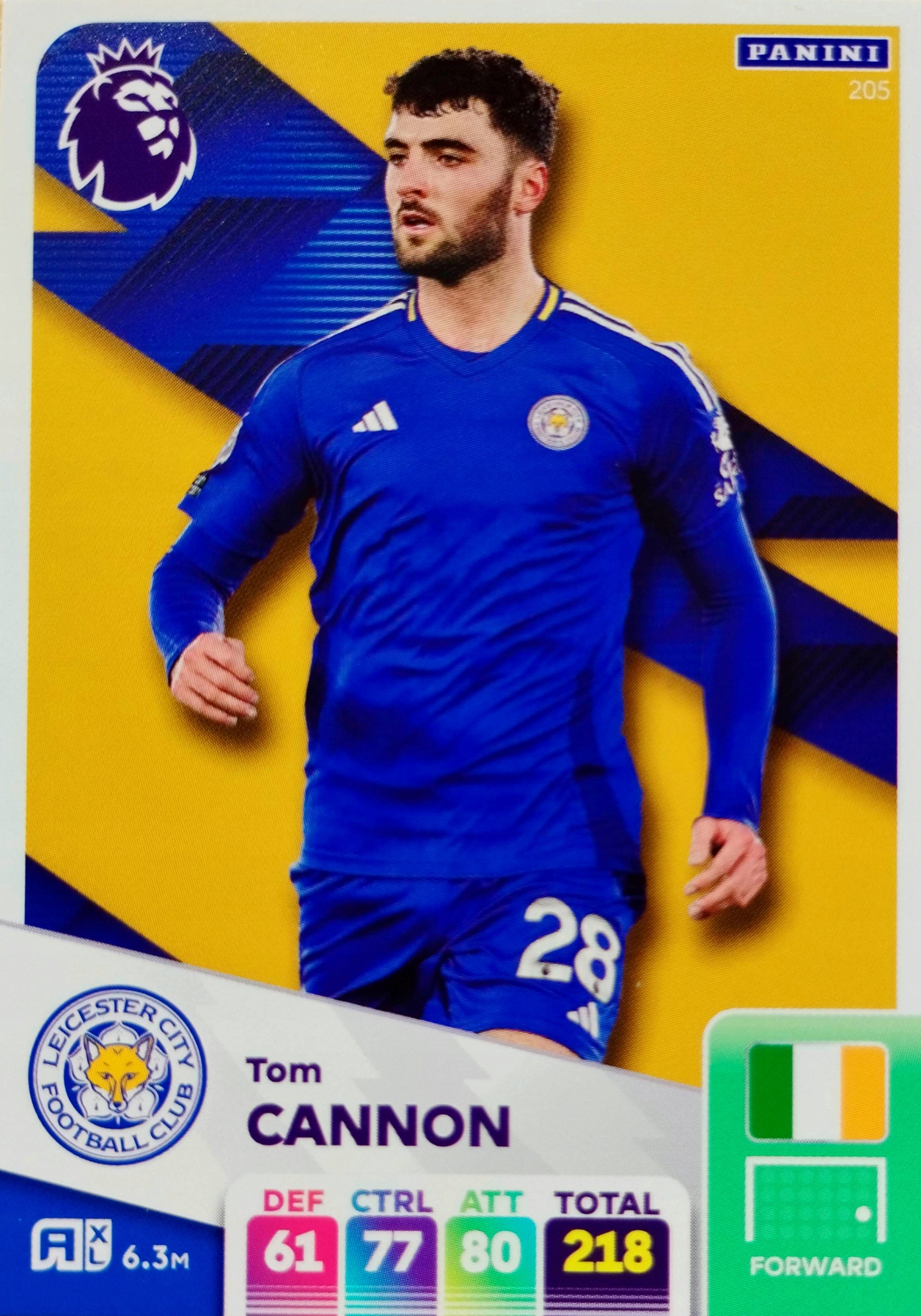 Premier League 2025 Base 205 Tom Cannon Leicester City