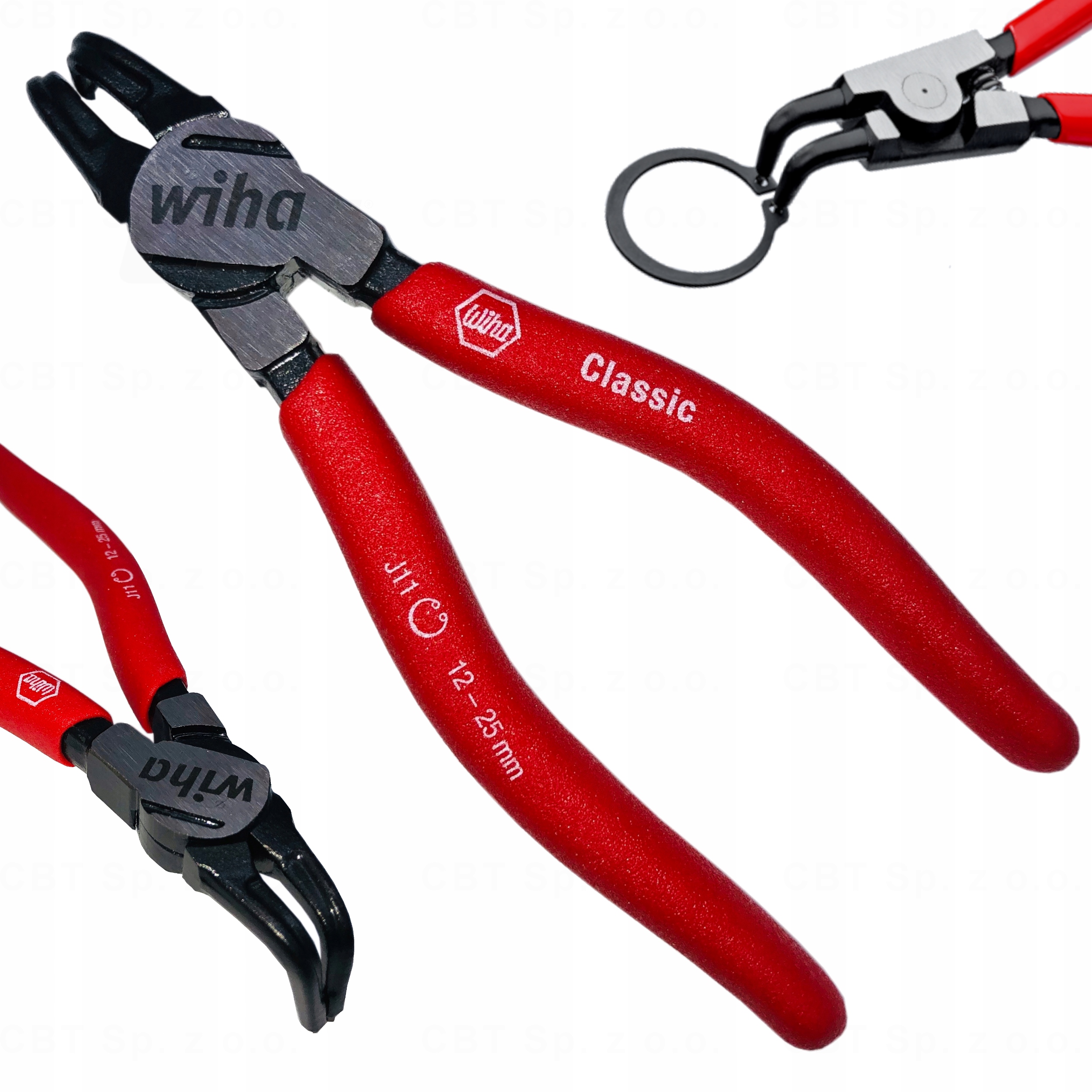 Wiha Kleště Na Vnitřní Segerové Pojistné Kroužky Ohnuté 12-25 mm