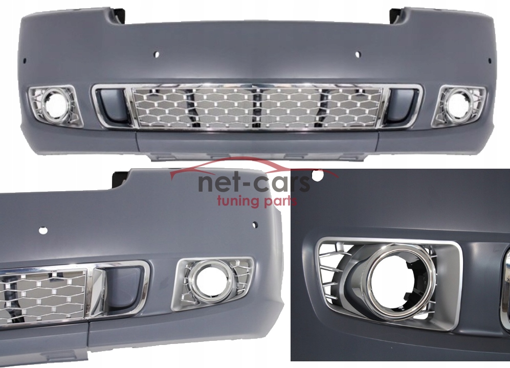 ZDERZAK LAMPY GRIL RANGE ROVER L322 09-12 ABIOGRAPHY Producent części Net-Cars