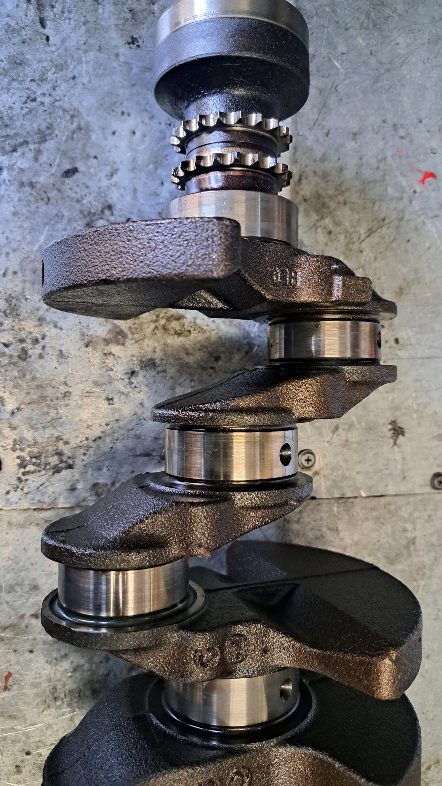 Wał korbowy n43b20a nominalny Producent części BMW OE