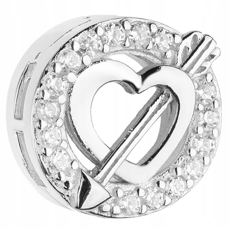 

Srebrna zawieszka Charms do Pandora Serce strzała