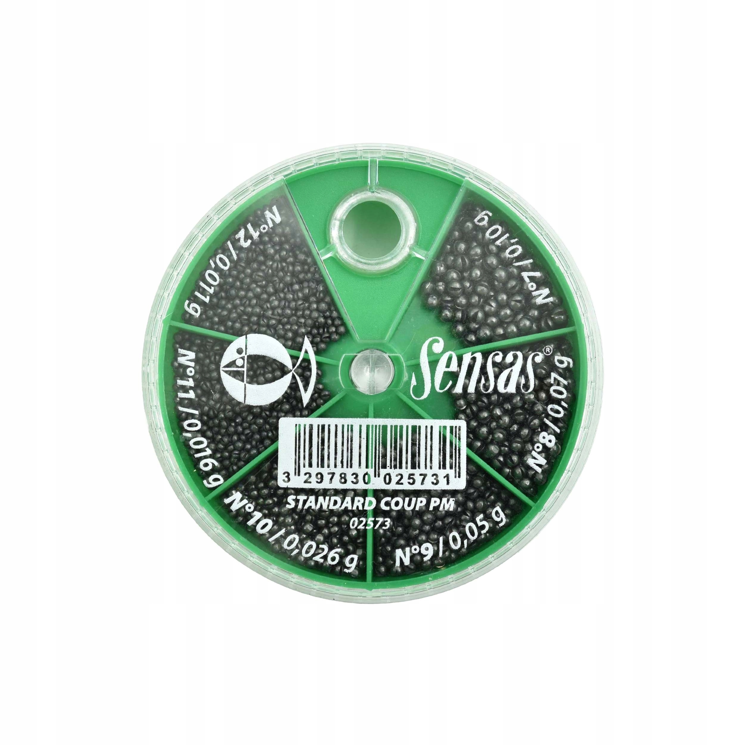 Śrut Sensas Standard Coup Pm 0,011g 0,016g 0,026g 0,05g 0,07g 0,10g op.100g