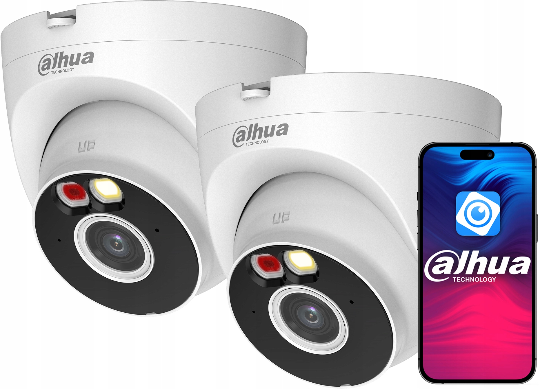 WiFi kamery T5A-PV Dahua x2 5MPx Dual Light Mikrofón Externý reproduktor