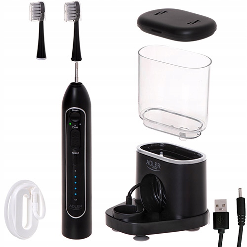 AD 2180 Black Szczoteczka Soniczna z Irygatorem 2 w 1