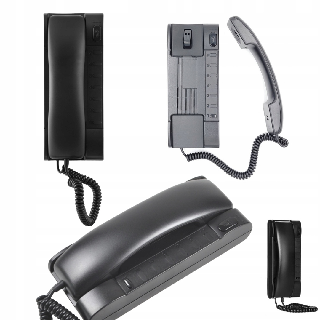 Unifon Cyfrowy Scaitel 1132/621-B Natynkowy Czarny Miwi Urmet Matibus Se