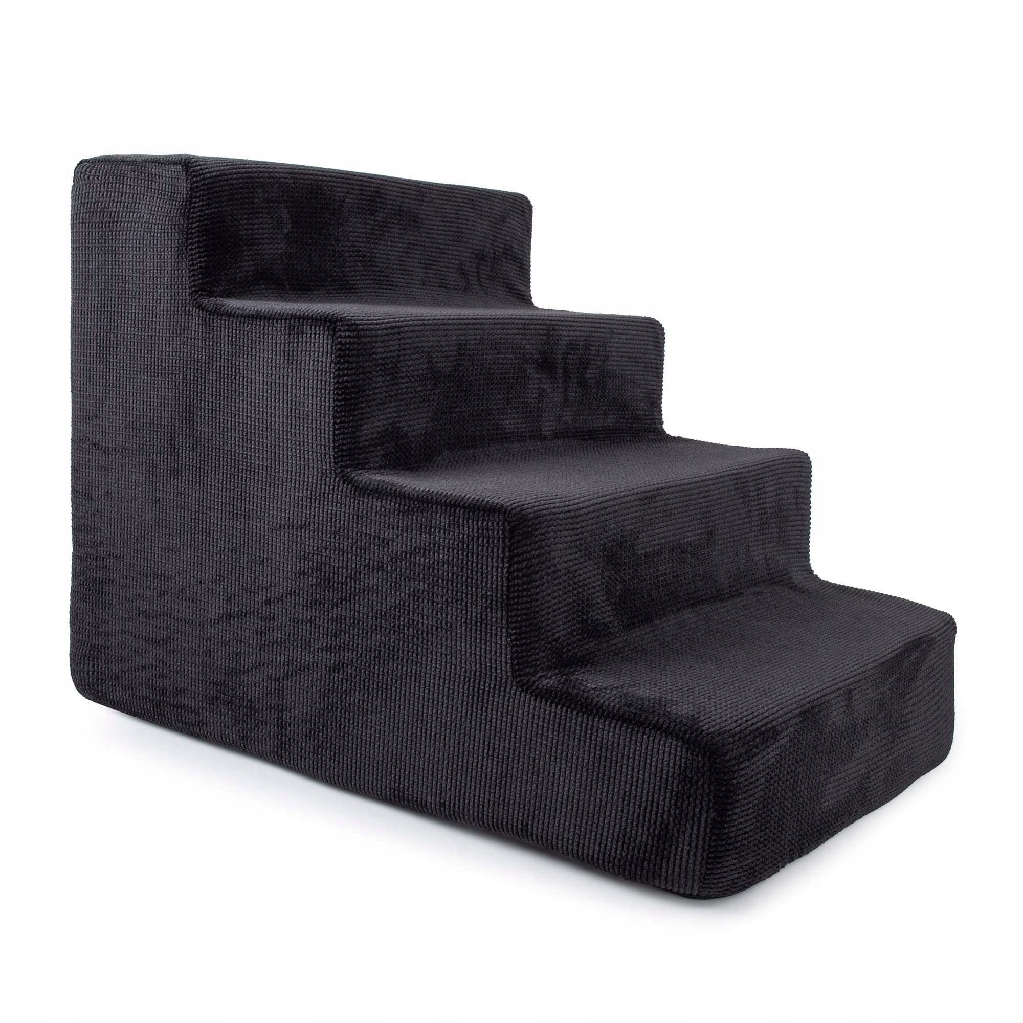 Levně Schody Pro Psa Kočku 40 CM Plošina Černá