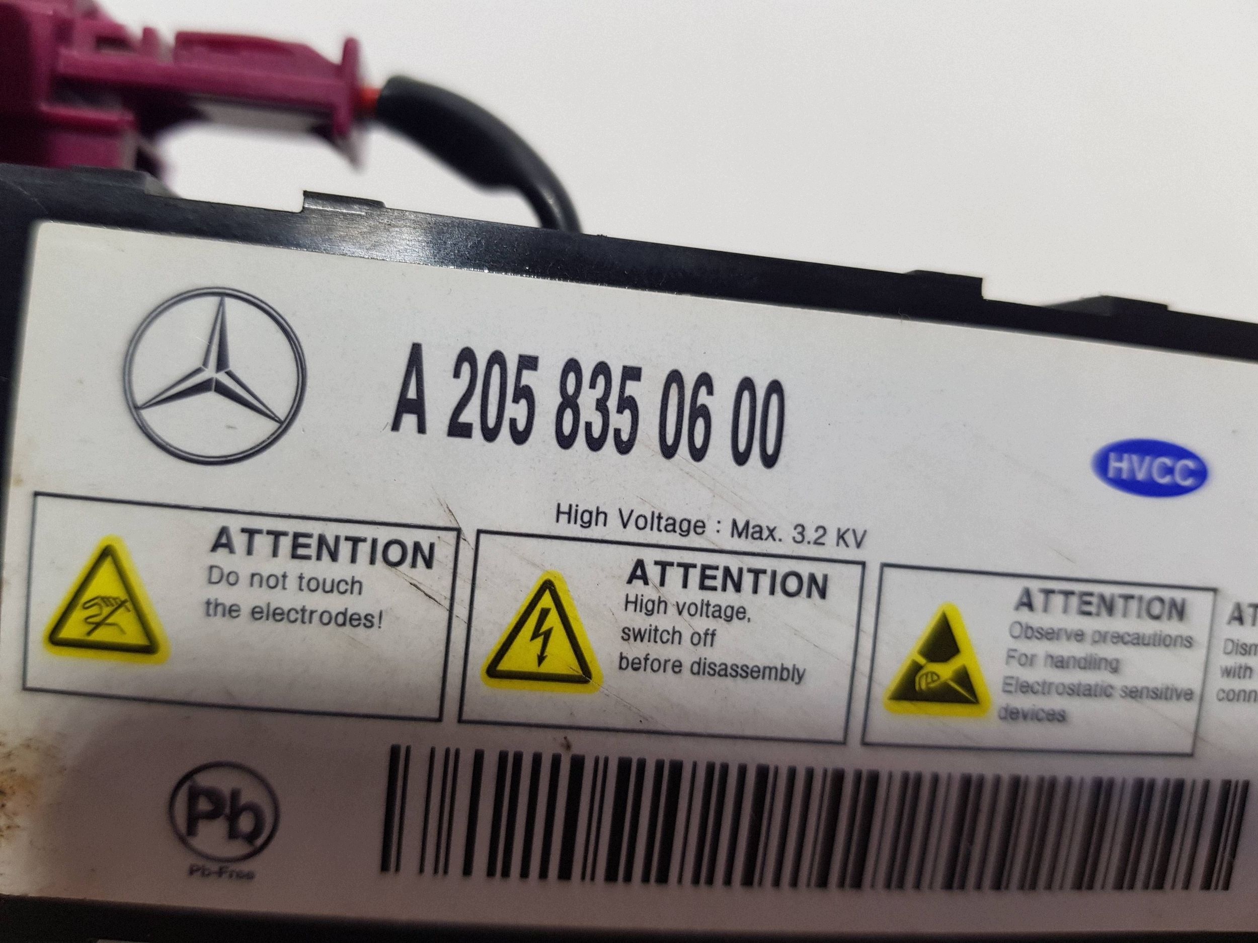 MERCEDES C W205 modulo Controllo per batteria A2058350600