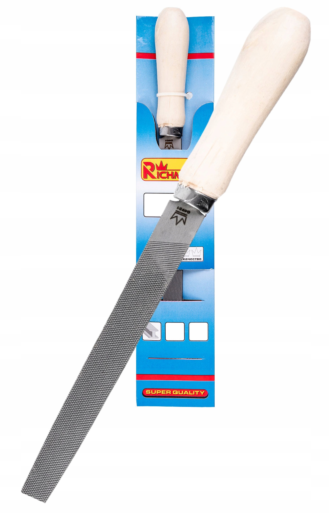 PILNIK PŁASKI DO METALU NR2 200MM RICHMANN C4934