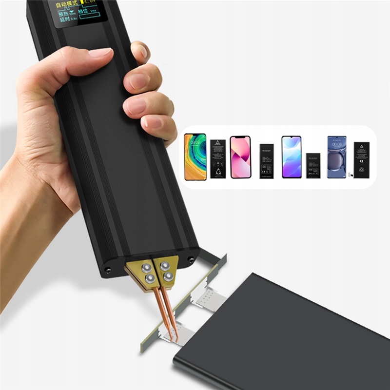 Přenosná ruční akumulátorová svářečka s barevným digitálním displejem