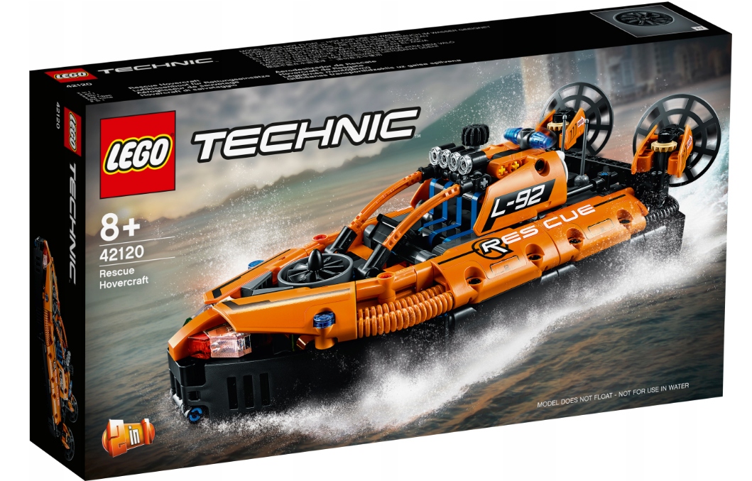 

Klocki Lego Technik poduszkowiec ratowniczy łódź