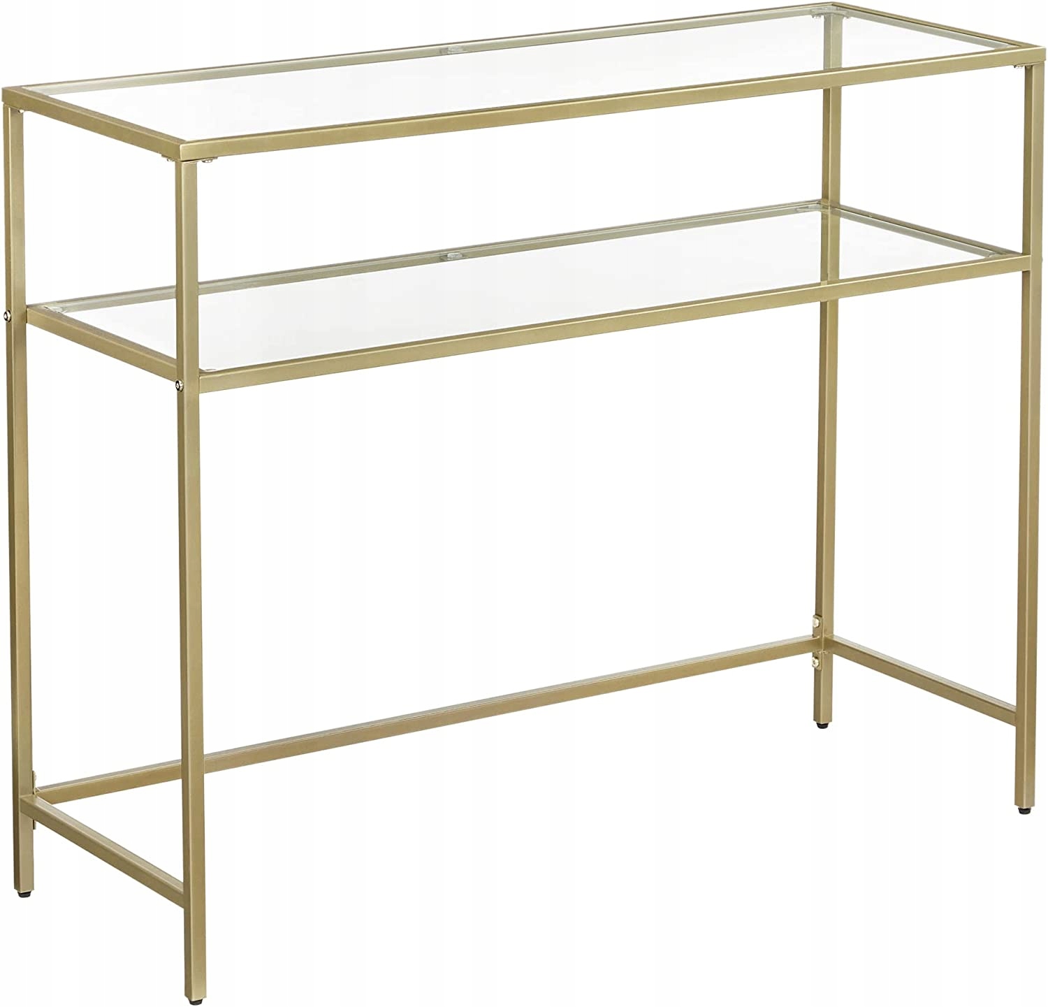 

Złota Konsola Metal I Szkło Art Deco Glamour