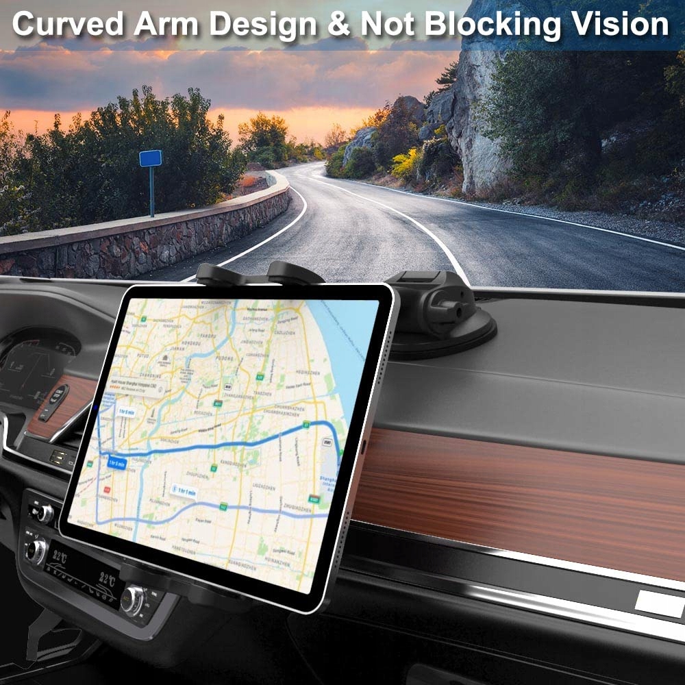 CUXWILL Uchwyt Samochodowy na Tablet i Telefon 4-13 cali iPad Samsung — miniatura 7