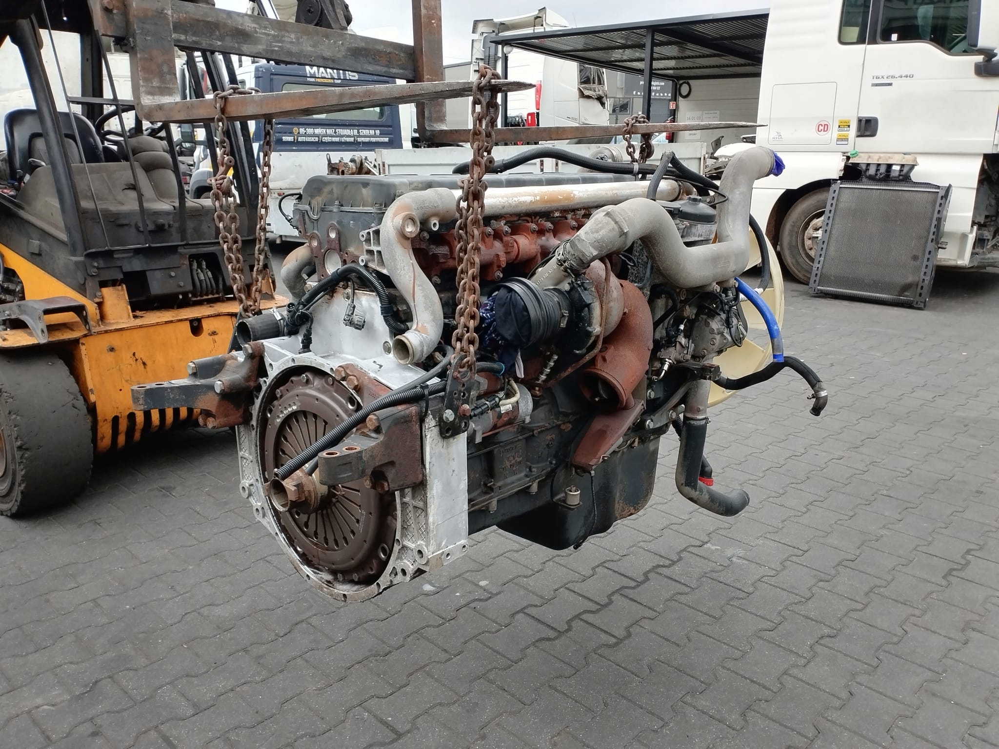 KOMPLETNY SILNIK MAN D2066 LF40 TGX TGS EURO 5