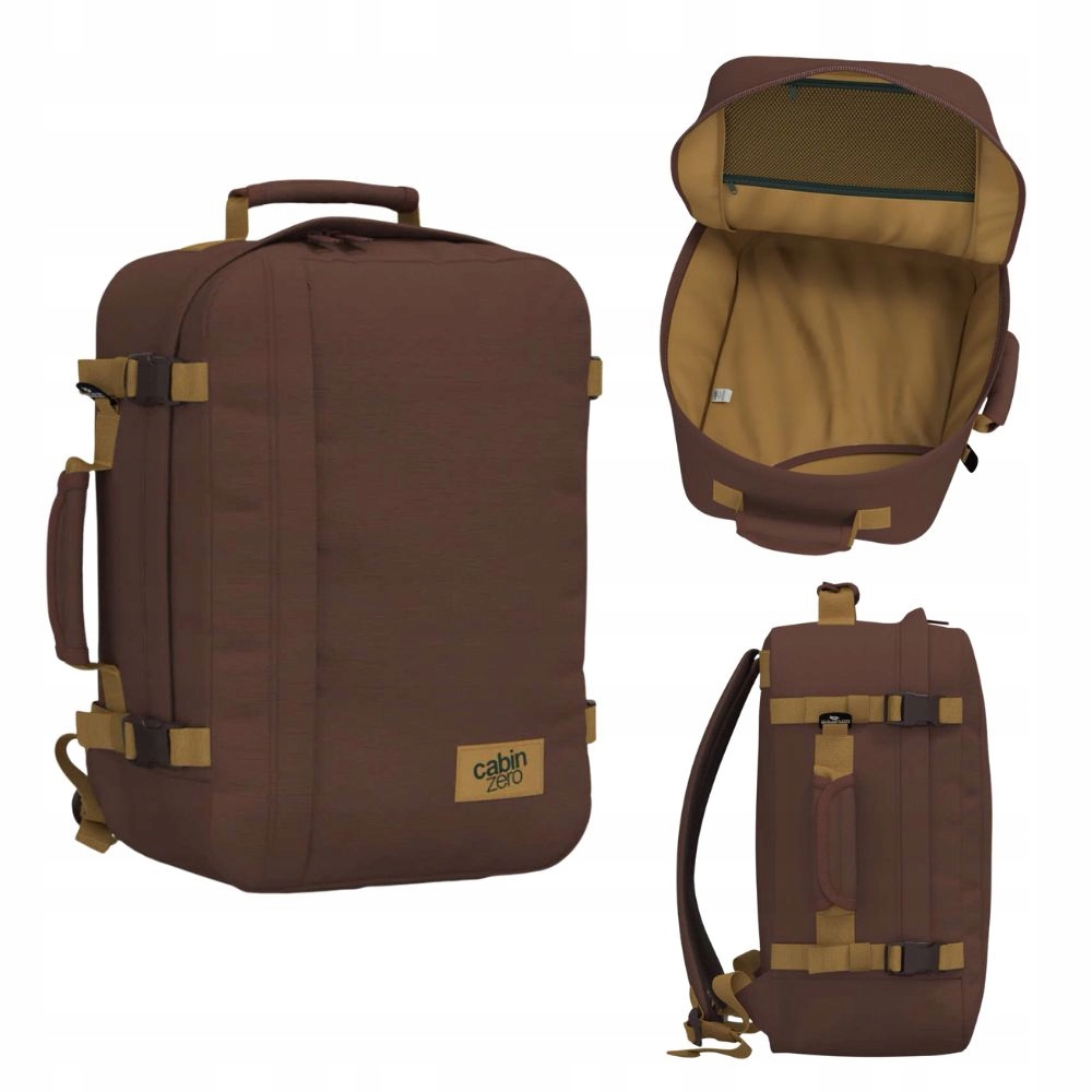 Lehký cestovní batoh 36l CabinZero CZ17 Belgian Chocolate na notebook
