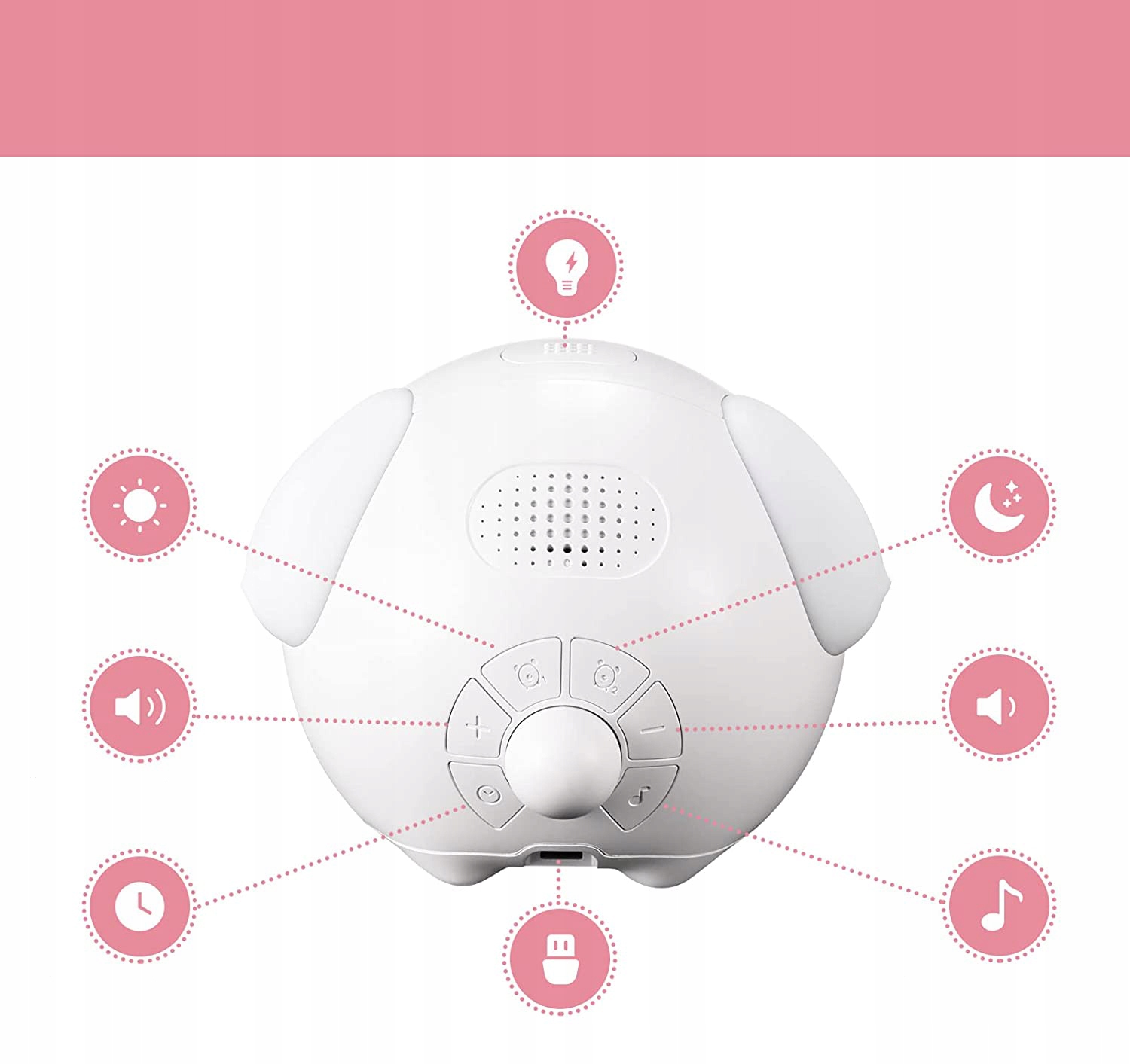 Zegar Budzik Dla Dzieci LED Interaktywny Emoji System liczbowy cyfry arabskie