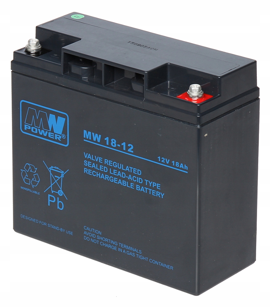Akumulátor Mw 18-12 Agm 12V/18Ah-MW Power