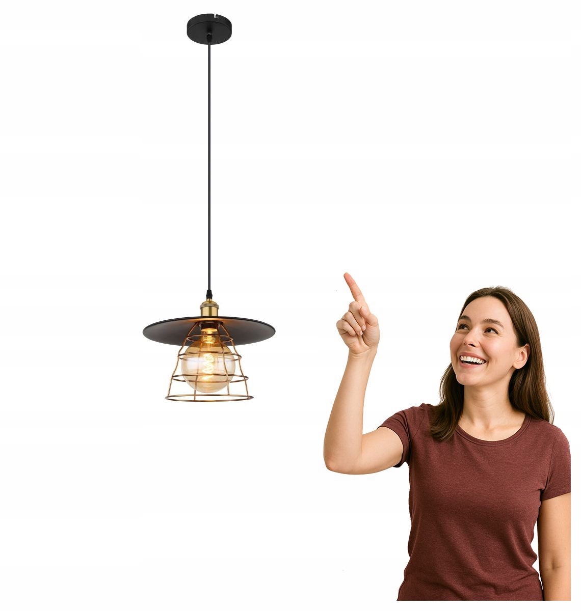 Závesná lampa Viejo 15086BH1 Globo