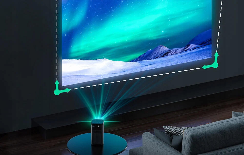 BLITZWOLF PRZENOŚNY MINI RZUTNIK PROJEKTOR LED 4K WIFI ANDROID BT GŁOŚNIKI Rozdzielczość podstawowa (px) 3840 x 2160