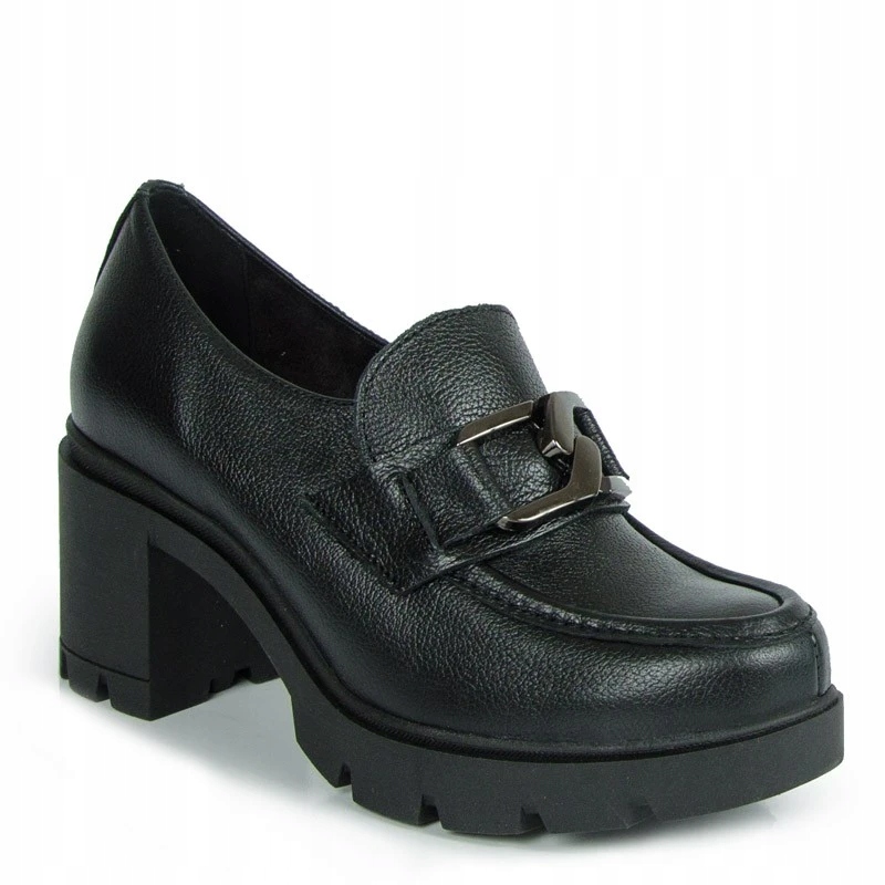 Lemar 20097 Lodičky Mokasíny Kůže Lico Černé 37