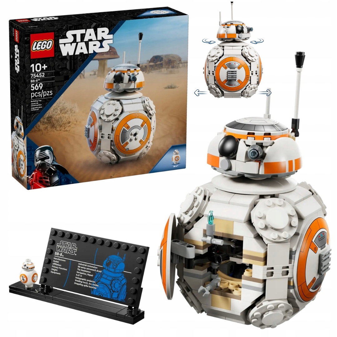 Lego 75452 Star Wars Astromechanický droid BB-8Ozdoba ze Star Wars