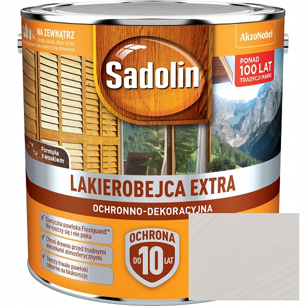 SADOLIN EXTRA LAKIEROBEJCA BIAŁY SKANDYNAWSKI 2,5L