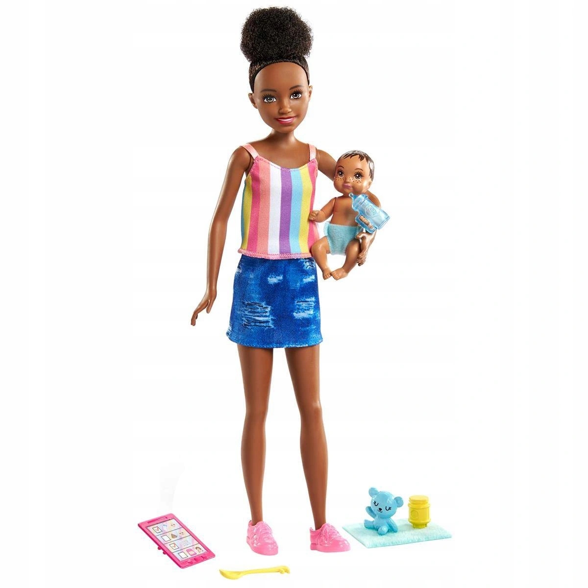 

Barbie Zestaw Lalka Opiekunka + Akcesoria GRP12