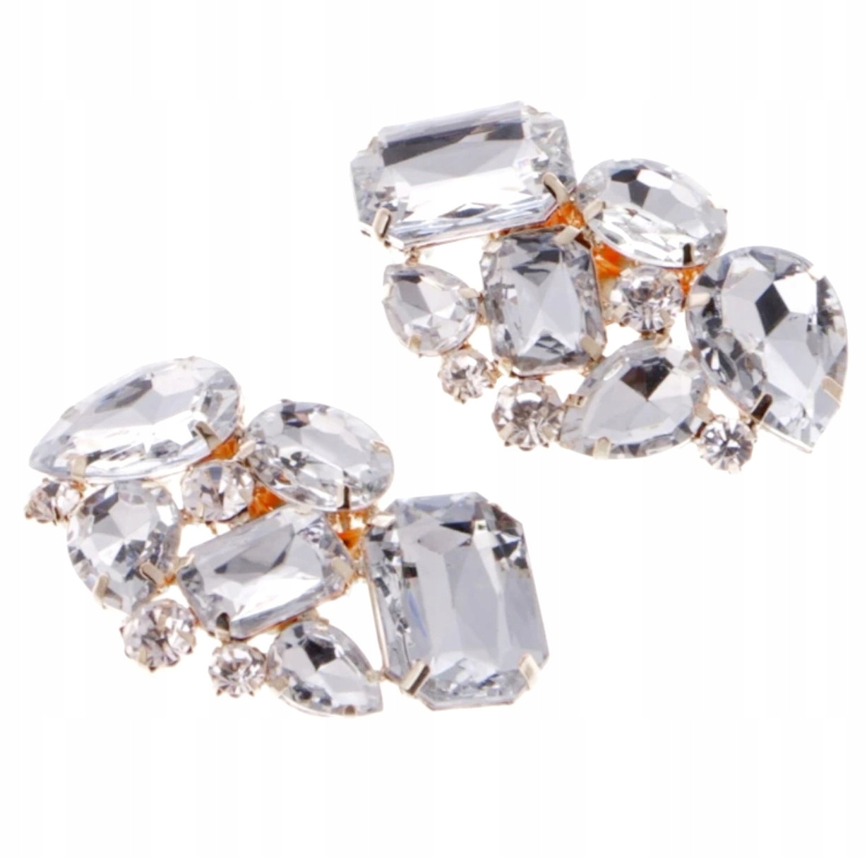 

Ozdoby Bling Bling Na Buty Klipsy 2SZT Srebrne