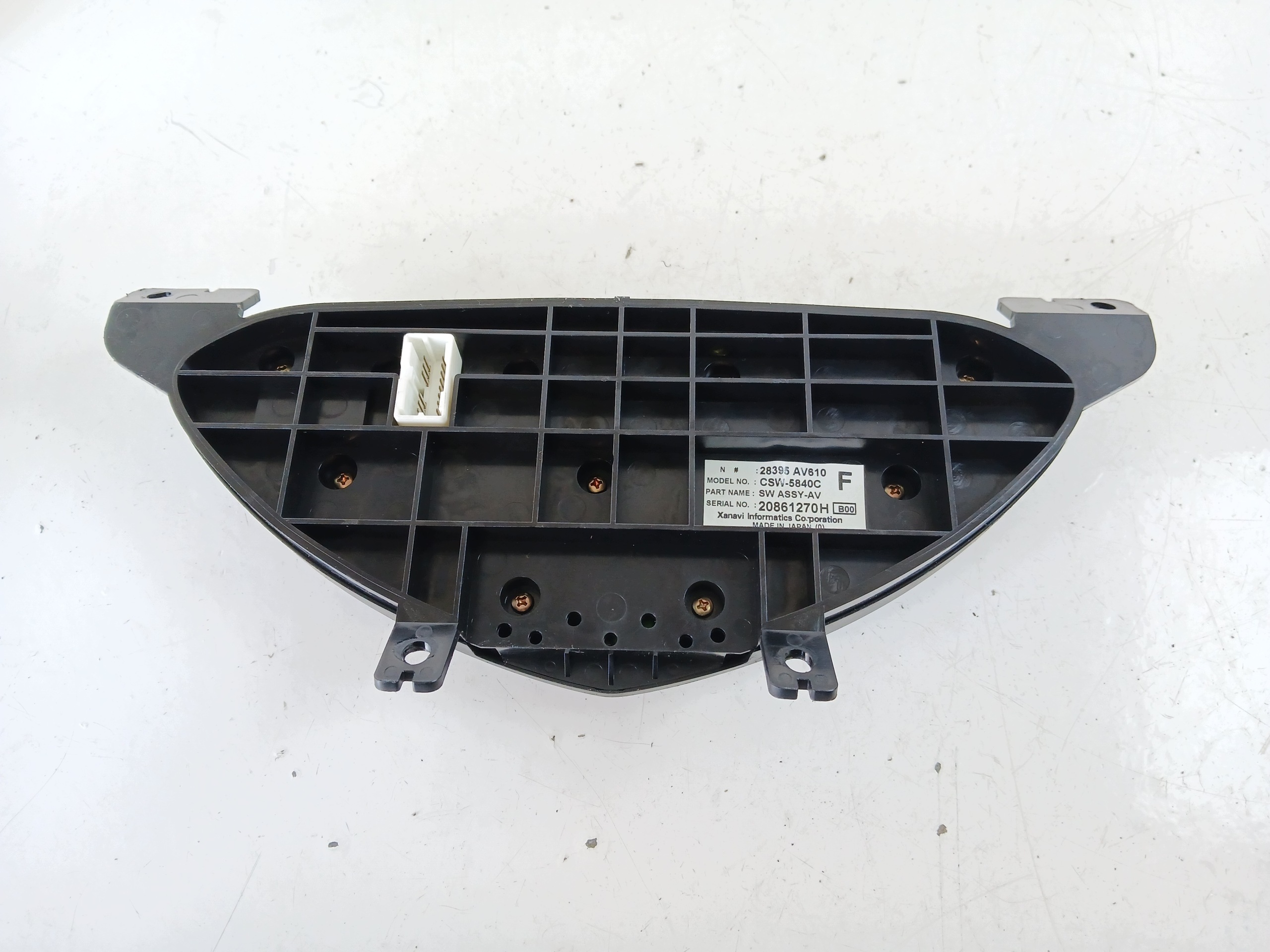 NISSAN PRIMERA P12 Unite commande clima Bouches buses 28395AV610