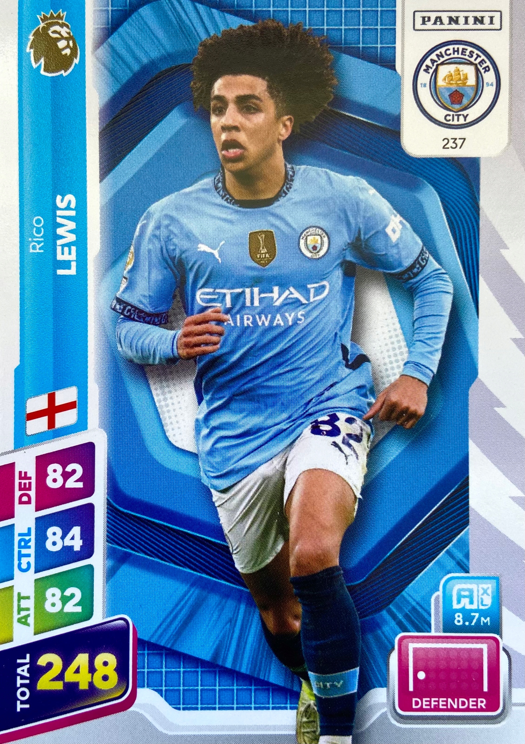 Premier League Plus 2025 Base 237 Rico Lewis Manchester City