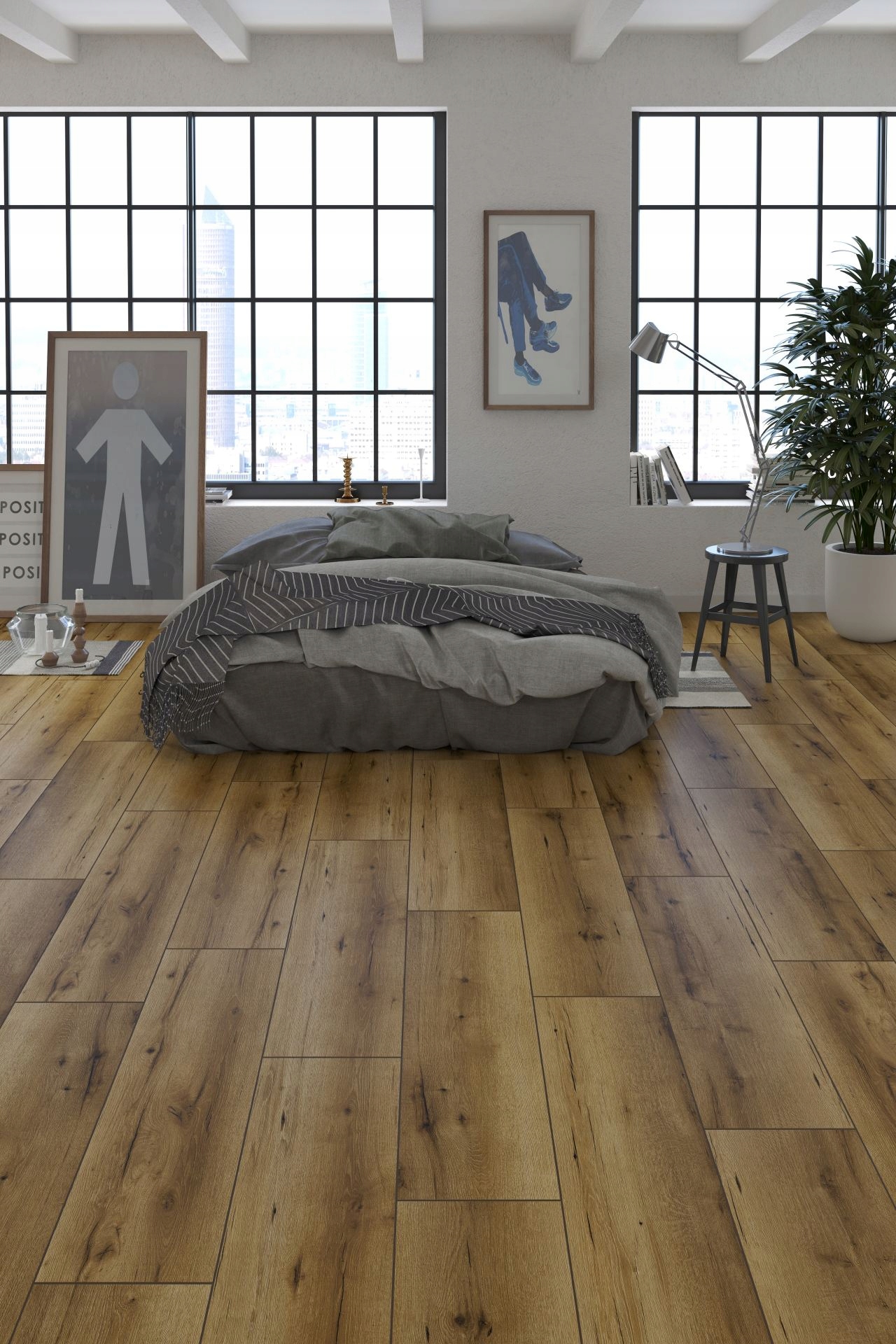 Panel podłogowy AC4 DĄB KRUGER 54830 ARTEO 8XL Struktura synchroniczna