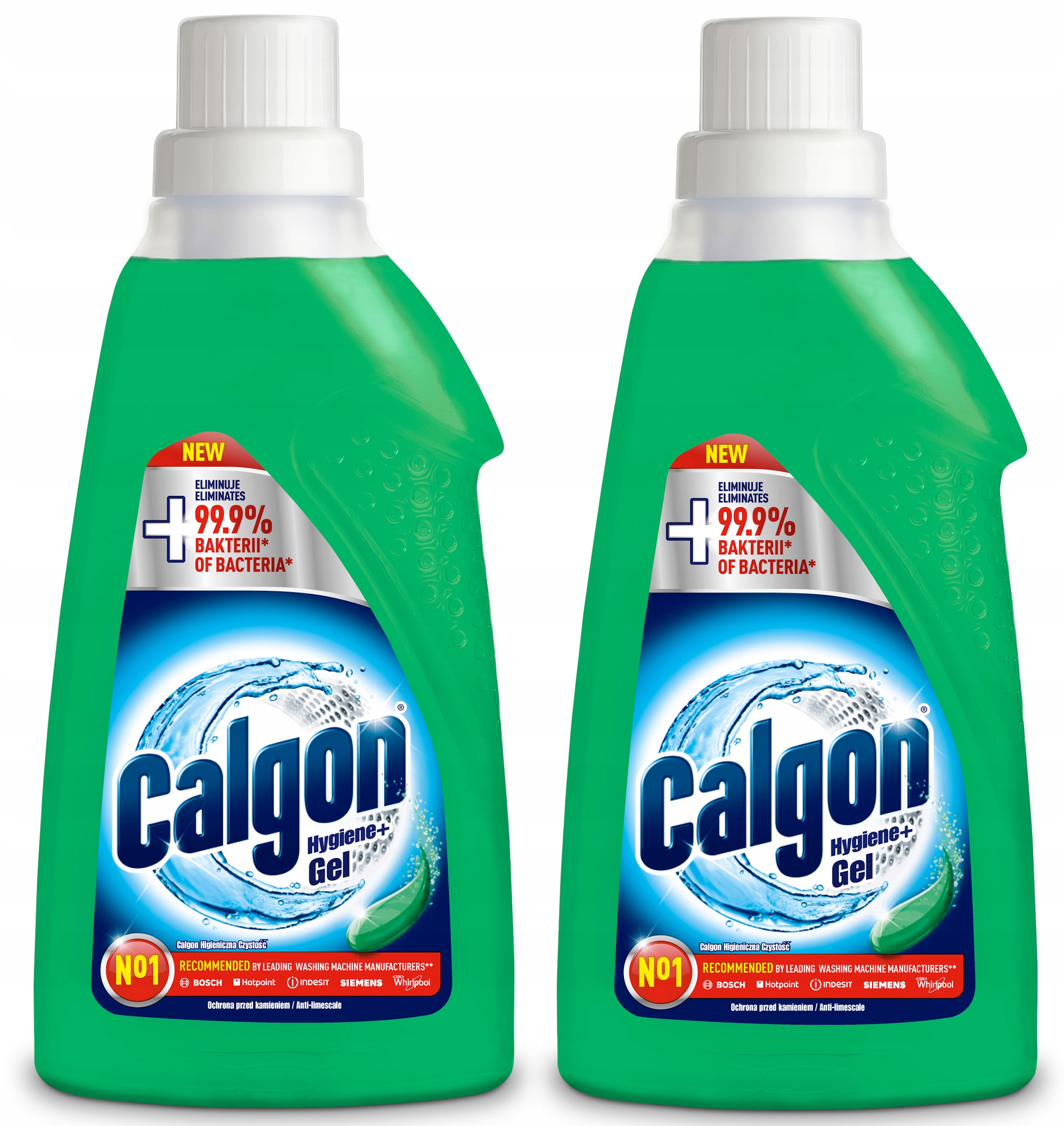 Calgon Hygiene + 2x 750ML Detsaler Gel