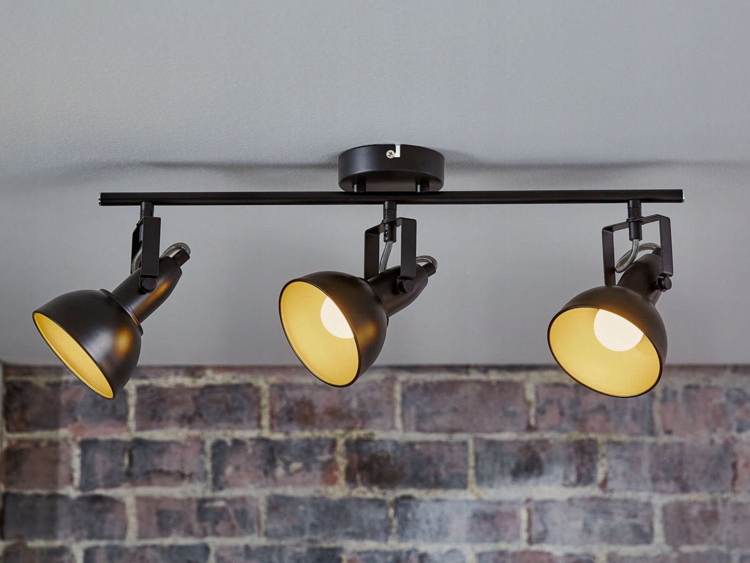 СУЧАСНИЙ СВІТОДІОДНИЙ СОТОЛОЧНИЙ СВІТИЛЬНИК LIVARNO 55 СМ 3700К ЧОРНИЙ промислова колекція 3LED LED