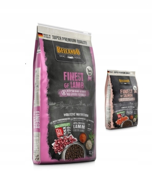 Belcando Jehněčí s jemným obilím bez obilovin Xs-m 12,5 kg 1 kg Bonus