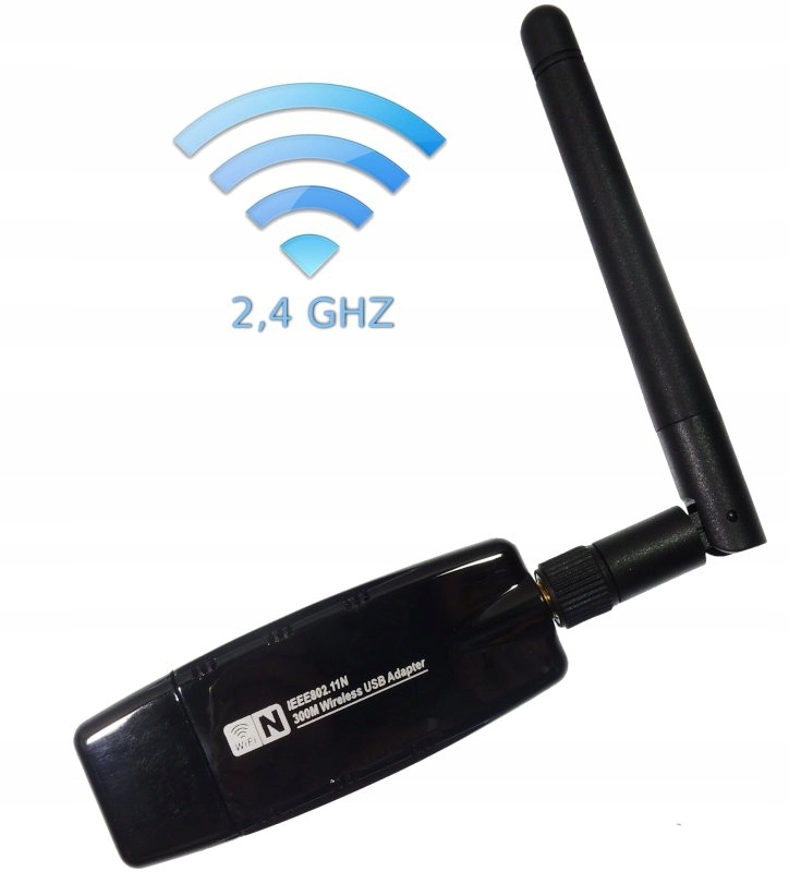 Karta Sieciowa WiFi Adapter Usb Szybka 300Mbps