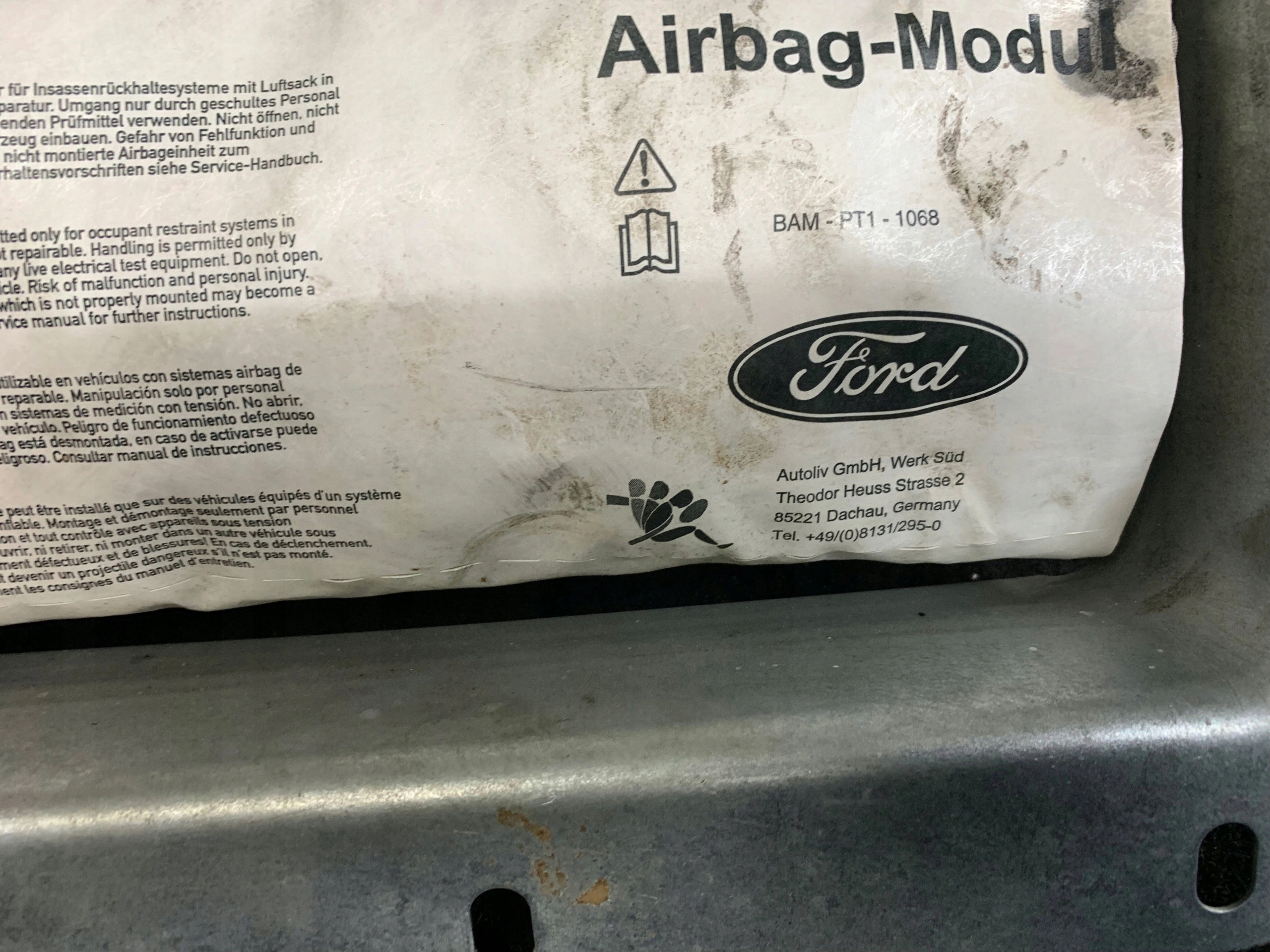 MONDEO MK3 airbag airbag spolujezdce 1S71F042B84AH