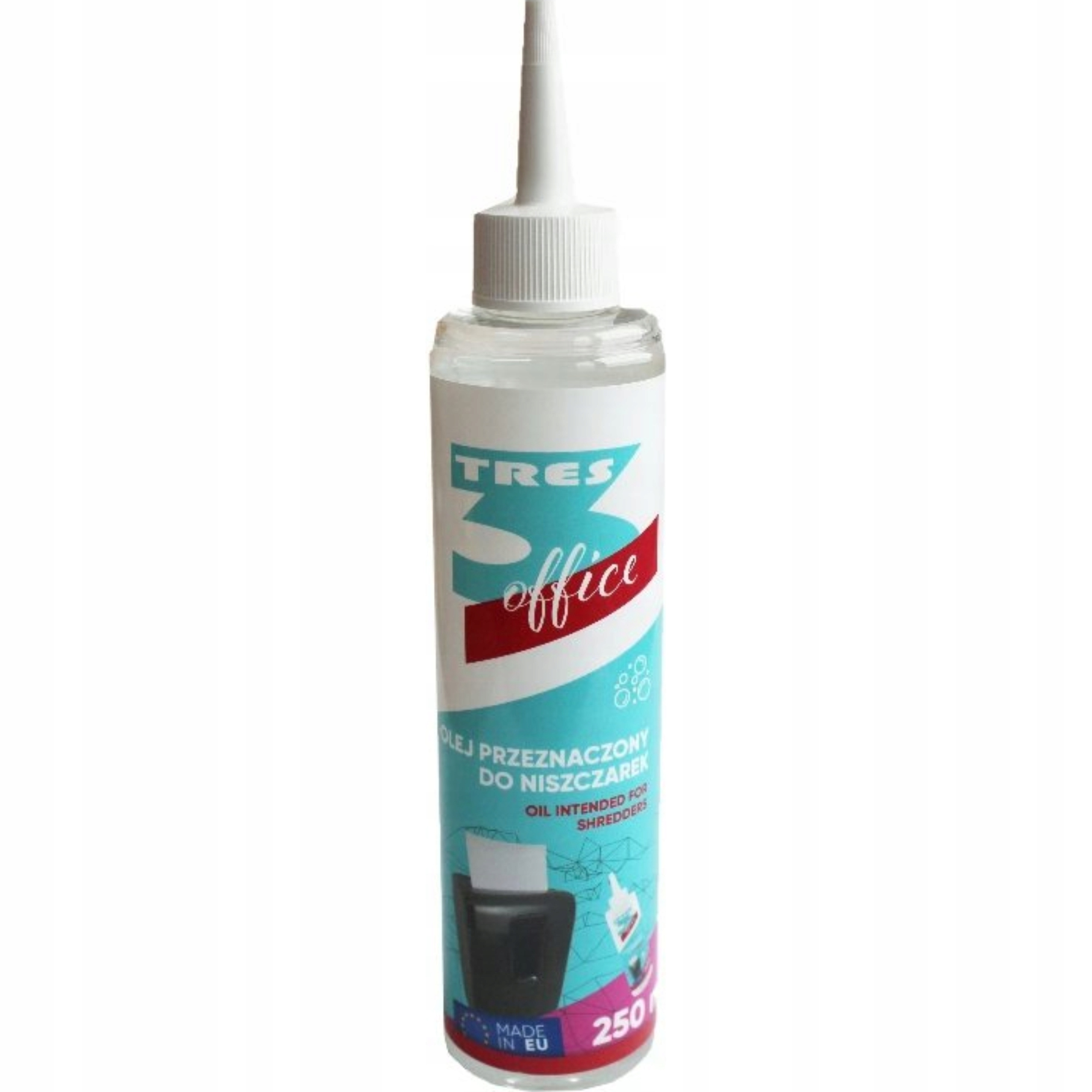 

Olej do niszczarek smarowania noży ostrzy 250ml