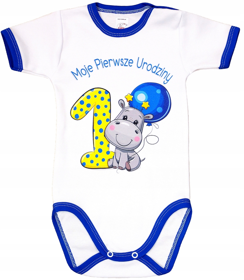 

Body Kr Urodziny Nadruk Miś Balony r 86 Klekle