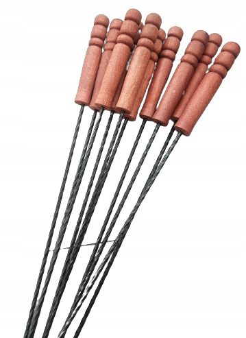 WIDEŁKI KIJE DO OGNISKA GRILLA 100cm x10 +WIESZAK Rodzaj widelec ogniskowy (widełki)