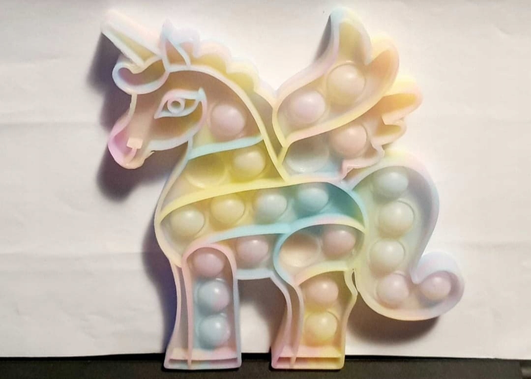 POP IT ZABAWKA SENSORYCZNA ANTYSTRESOWA JEDNOROŻEC