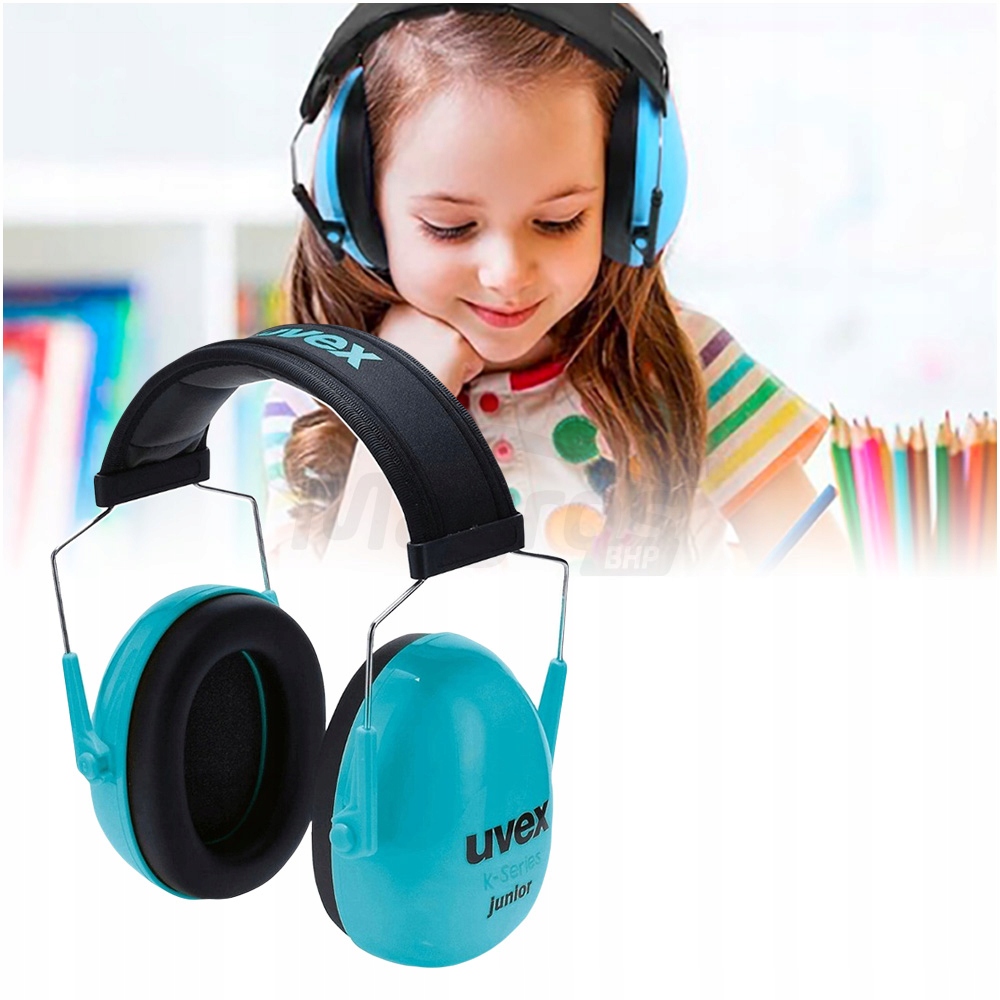 Nauszniki Dla Dzieci Ochronne Słuchawki Wygłuszające Wyciszające 3-16 Uvex