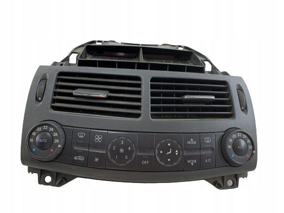 MERCEDES W219 commande de climatisation H24400055010 + grilles d'aération A2118301854