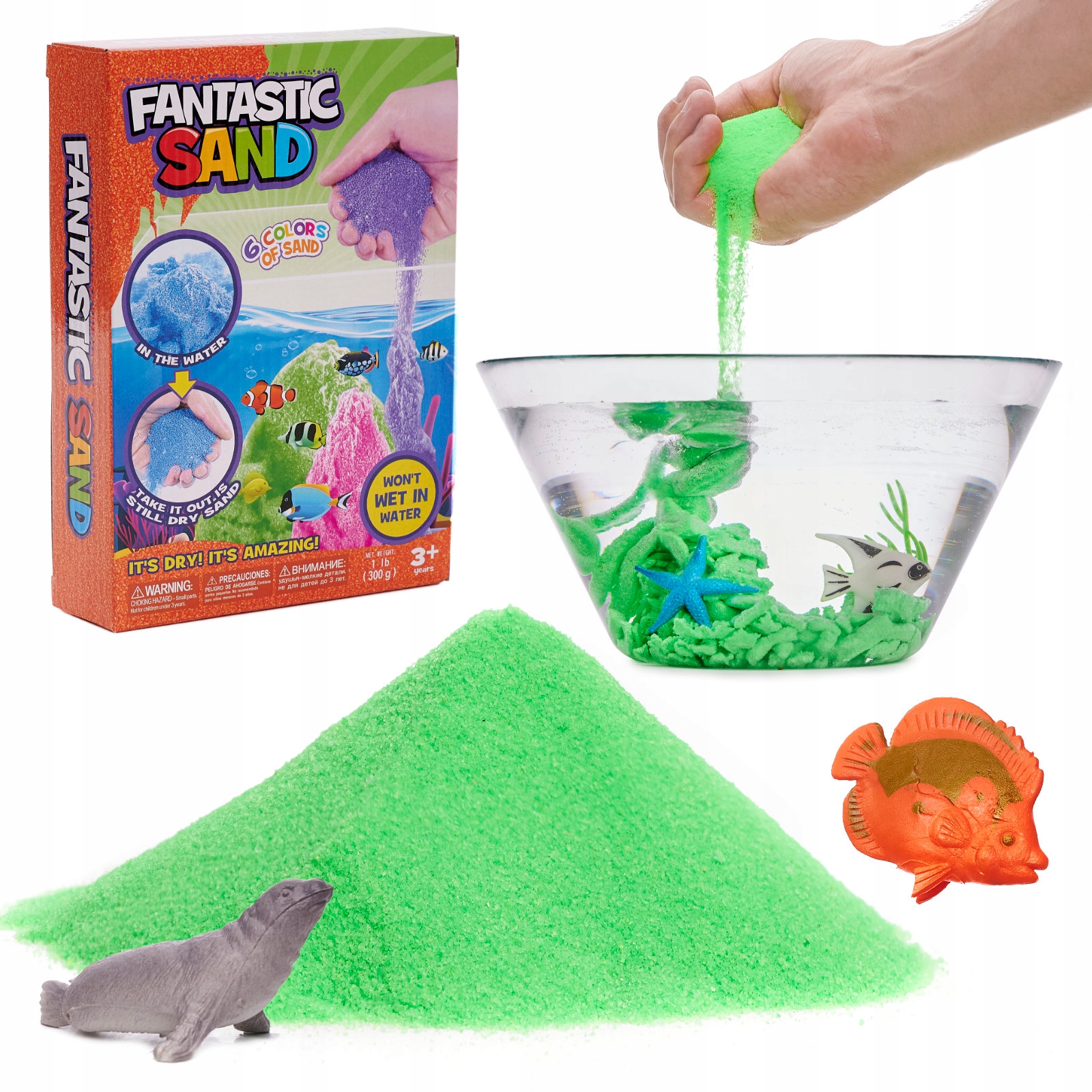 

Piasek Magiczny Wodny Suchy Z Akcesoriami Zestaw