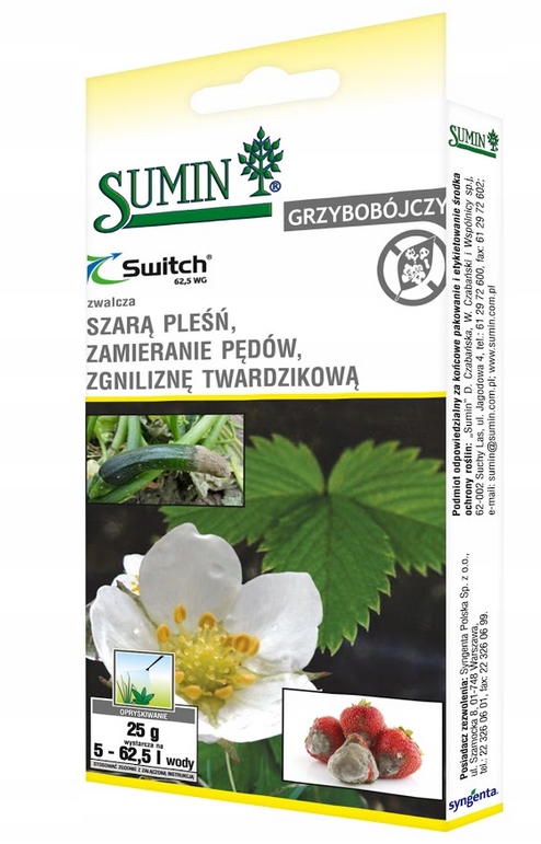 

Switch 62,5WG 25g Sumin Grzybobójczy Szara Pleśń