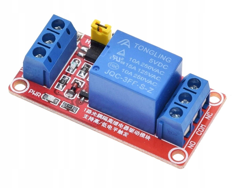 674 Przekaźnik 1 Kanałowy Wysoki Niski 5V Arduino