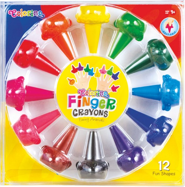 

Colorino Kredki Świecowe Na Palce XL