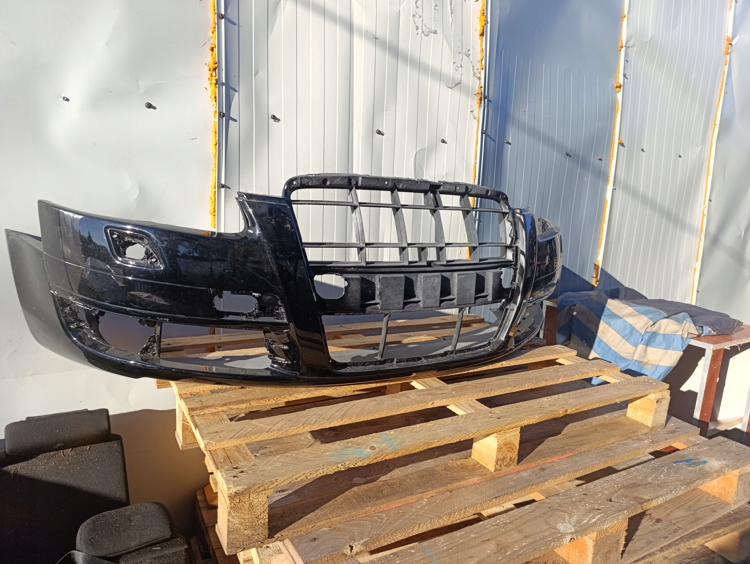 bumper front front audi a6 c6 przedlift xenon ly9b