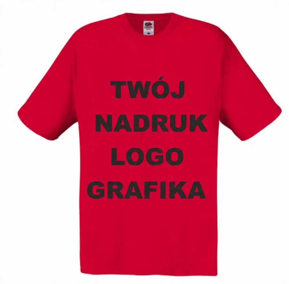 

T-shirt Koszulka z Własnym Nadrukiem napisem S