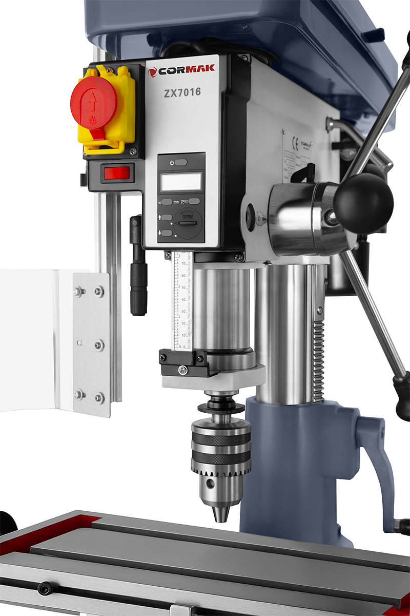 FREZARKO-WIERTARKA DO METALU CORMAK ZX7016 230V 16MM FREZOWANIE 12MM MK2