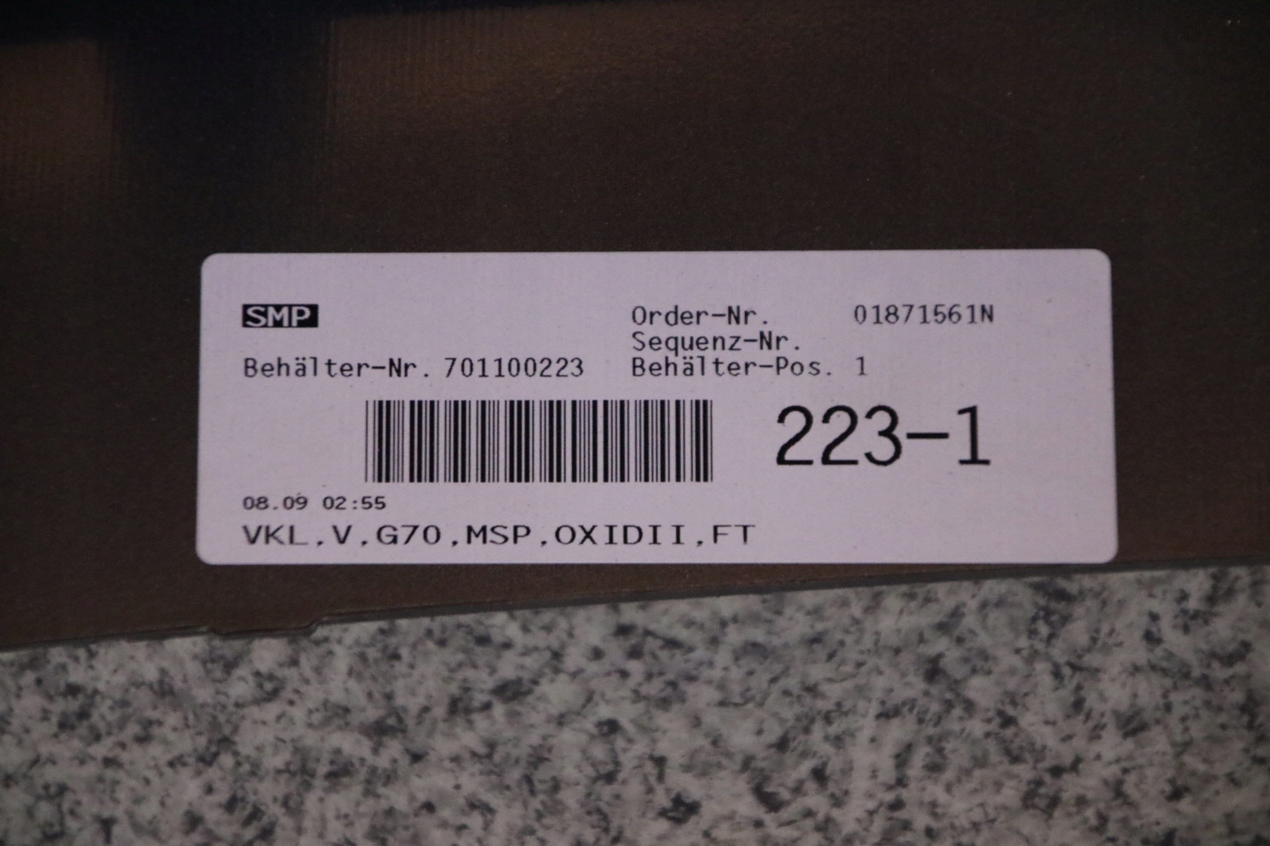 BMW 7 G70 i7 m-packet bumper front front C4A