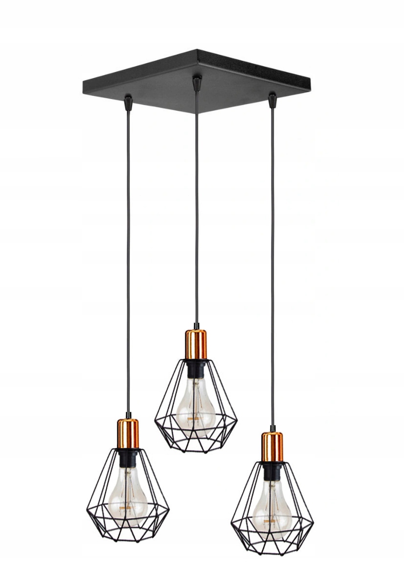 

Lampa Sufitowa ,żyrandol Nad Stół Czarna 30-122 Kw
